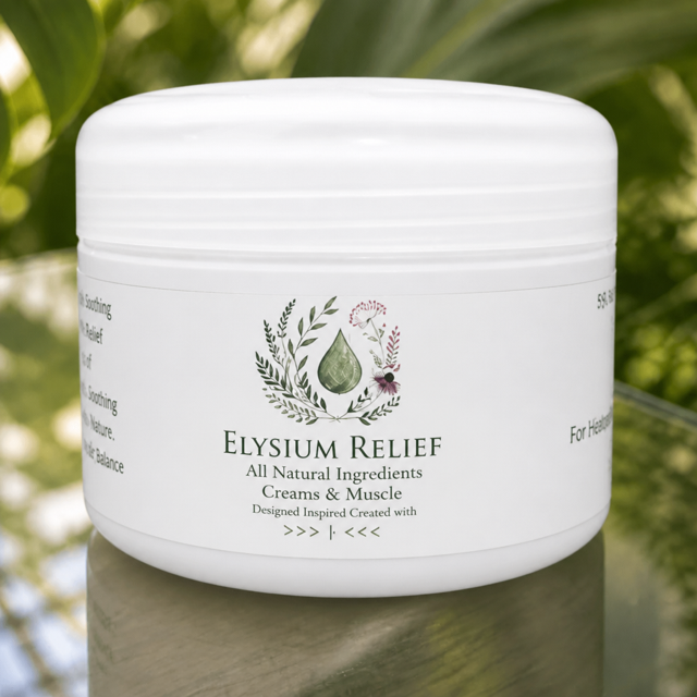 Elysium Relief All-Natural Cramp & Muscle Cooling and Soothing Body Gel